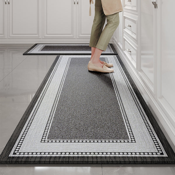 Rubber Backing Kitchen Mat Quick Obsorbed Floor Mat Home Decor Grey