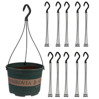 10Pcs Hanging Hooks for Flower Pot Plant Basket Hangers