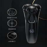 Electric Rotary Shaver for Men Wet & Dry Washable Razor with LCD Display