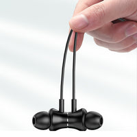 100 Hour Neckband Bluetooth Headphones Noise Cancelling English Version Black