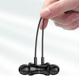 100 Hour Neckband Bluetooth Headphones Noise Cancelling English Version Black