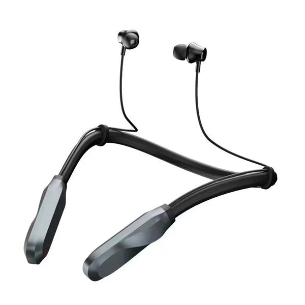 100 Hour Neckband Bluetooth Headphones Noise Cancelling English Version Space Gray