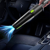 Cordless Handheld Vacuum Cleaner with LED Light for Car and Home Use