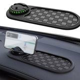 Multifunction Car Anti-Slip Mat with Phone Holder & Parking Number Grey