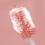 3-Piece USB Rechargeable Electric Baby Bottle Brush Set Pink