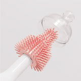 3-Piece USB Rechargeable Electric Baby Bottle Brush Set Pink