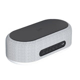 Wireless Charging Speaker Clock – Alarm Night Light & Bluetooth Audio Black