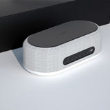 Wireless Charging Speaker Clock – Alarm Night Light & Bluetooth Audio Black