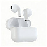 Wireless Bluetooth 5.3 In-Ear Earbuds with Mic – Deep Bass Stereo Headphones for Running & Workout White