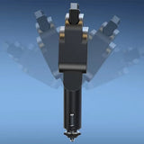 96W Retractable Car Charger – Dual Cables with LED Display
