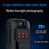 Mini 1080P Body Camera with Night Vision Wearable Video Recorder for Security
