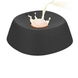 Dog Liquid Lick Bowl Slow Feeder with Rolling Ball for Wet Food and Liquid Black