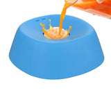 Dog Liquid Lick Bowl Slow Feeder with Rolling Ball for Wet Food and Liquid Blue