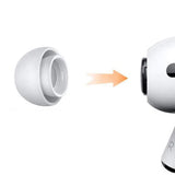4 Pairs of Replacement Ear Tips Compatible with AirPods Pro 1st/2nd Generation 4 Sizes Silicone Earbuds Tips XS/S/M/L