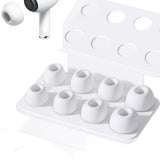 4 Pairs of Replacement Ear Tips Compatible with AirPods Pro 1st/2nd Generation 4 Sizes Silicone Earbuds Tips XS/S/M/L