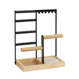 Wooden Jewelry Holder Rack Jewelry Display Stand Ring Bracelet Holder Organize