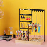 Wooden Jewelry Holder Rack Jewelry Display Stand Ring Bracelet Holder Organize
