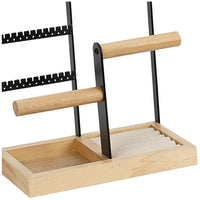 Wooden Jewelry Holder Rack Jewelry Display Stand Ring Bracelet Holder Organize
