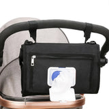 Portable Diaper Changing Pad with Shoulder Strap Water-resistant Diaper Changing Bag Black