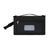 Portable Diaper Changing Pad with Shoulder Strap Water-resistant Diaper Changing Bag Black