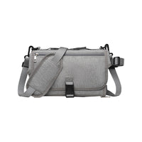 Portable Diaper Changing Pad with Shoulder Strap Water-resistant Diaper Changing Bag Grey