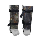 Pair of Anti Bite Snake Guard Shields in the Wild Leg Protection Water-resistant Legging Gaiters Grey