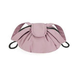 Travel Barrel Drawstring Makeup Bag Cosmetic Bag Toiletry Organizer Pink