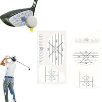 100 Sheet Golf Impact Tape Set Self-Teaching Club Impact Stickers for Woods Irons and Putters Golf Training Aid
