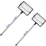 Telescopic Aquarium Fish Nets Rectangle Frame Nylon Tank Scoop