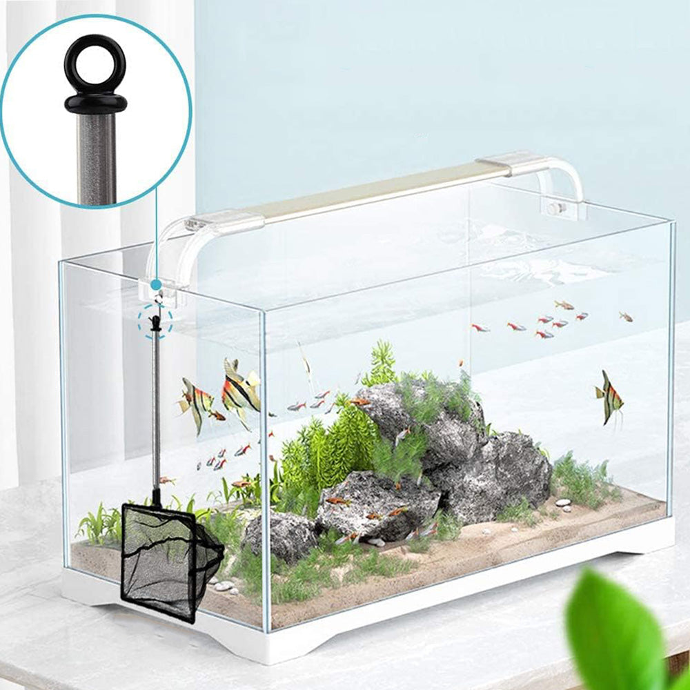 Telescopic Aquarium Fish Nets Rectangle Frame Nylon Tank Scoop β fancygrab