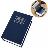 Secret Money Case  Key Lock Jewellery Security Box  Navy