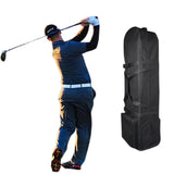 Flight Air Travel Golf Bag Protective Carrying Cases Cover Carrier with Wheels