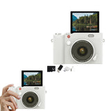 4K Digital Camera 64MP Vlogging Camera with 180-degree Flip Screen 16X Digital Zoom