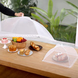 6 PCS Reusable Mesh Food Covers Foldable with Storage Bag for Picnic