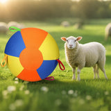 Dog Herding Ball Outdoor with Reinforced Oxford Fabric and Slow Deflation Multicolor