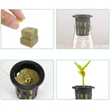 Rockwool Grow Starter Cubes with Net Cups Basket