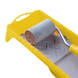 8Pcs Set Mini Paint Roller Kit Foam Paint Roller with Tray for Cabinets Furniture Stenciling Art Crafts