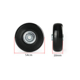 2 Sets of Luggage Replacement Wheels 8PCS Silent Suitcase Roller Wheels for Travel Suitcase