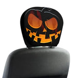 2 PCS Horror Face Car Headrest Covers for Halloween Parties and Pranks Style 3