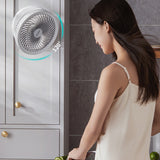 Table Fan USB Foldable Desktop Fan Portable Air Circulator Fan with Night Light