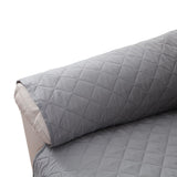 Recliner Chair Cover Couch Protector Slipcover with Elastic Straps Gray