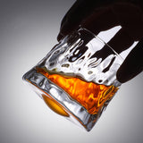 4PCS 180ml Spinning Whiskey Glasses for Bourbon Scotch Liquor and Cocktails Style 2