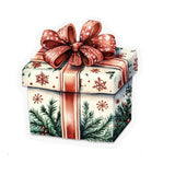 50 PCS Vintage Waterproof PET Christmas Stickers for DIY Crafts