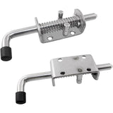 8 Pcs Spring Bolt Latches Galvanized Iron 1.2cm Diameter 16.5cm