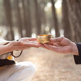 Tibetan Singing Bowl Set Hand Hammered Meditation Sound Bowl