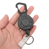 2PCS Retractable Keychain ID Card Holder Anti-Theft Lanyard for Office