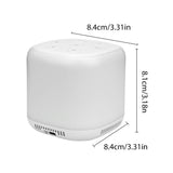 Portable White Noise Sound Machine for Teens and Adults Rechargeable Lullaby Machine with Night Light Sleeping Aid