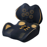 Memory Foam Seat Cushion Lumbar Support Pillow for Office Chair Wheelchair Black