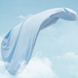 Summer Cooling Pillow Cases for Hot Sleeper Soft Breathable Absorbs Heat Solid Pillowcase Blue