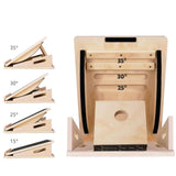 4-Angle Adjustable Slant Board Calf Stretcher Fitness Equipment